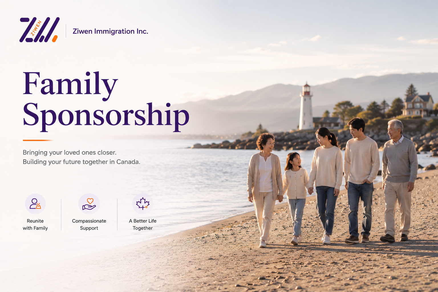 Family reunited together in Canada through sponsorship